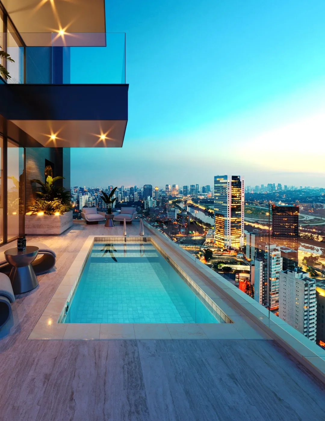 Ática, rooftop