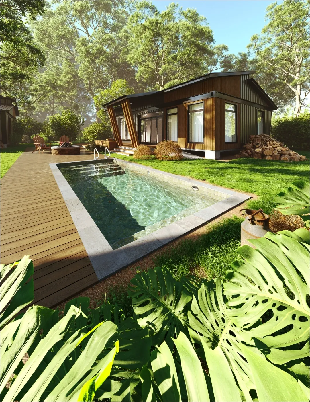 Piscina Marajoara iGUi. 6,04 × 2,92 × 1,40m
