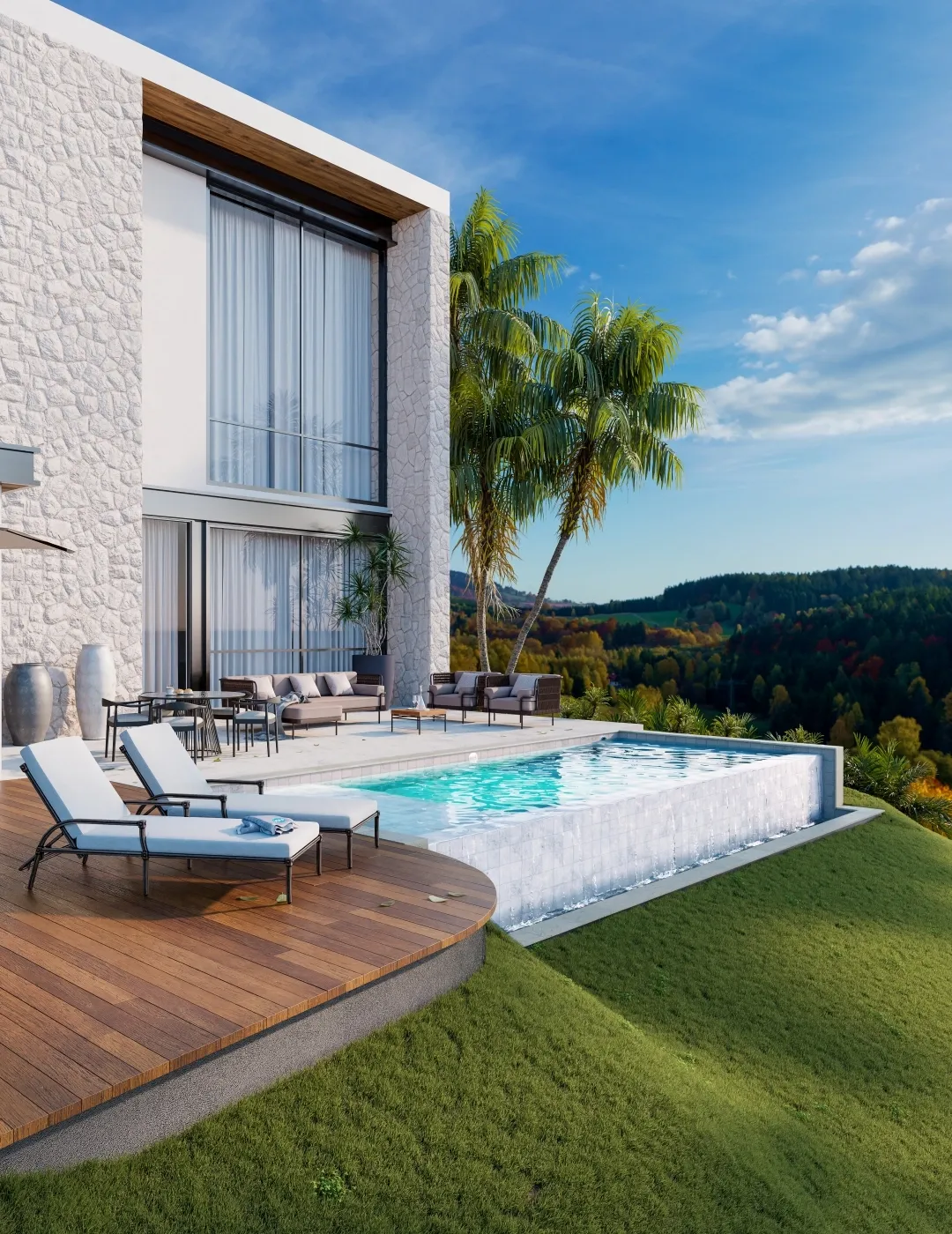 Piscina Mino iGUi. 8,39 × 4,01 × 1,40m